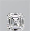 Natural Diamond 1.20 Carats, Asscher with  Cut, G Color, VS1 Clarity and Certified by GIA