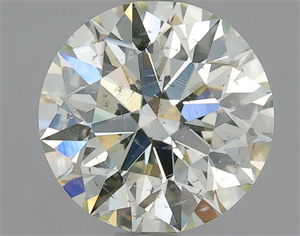 Picture of Natural Diamond 1.53 Carats, Round with Excellent Cut, L Color, SI2 Clarity and Certified by GIA