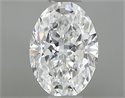 Diamante Natural 0.40 quilates, Ovalado , Color D, claridad VS2 y certificado GIA