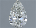Diamante Natural 0.52 quilates, De pera , Color H, claridad SI1 y certificado IGI