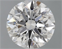 Lab Grown Diamond 1.14 Carats, Round with Excellent Cut, D Color, VS2 Clarity and Certified by GIA