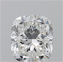 Natural Diamond 1.02 Carats, Cushion with  Cut, F Color, VVS2 Clarity and Certified by GIA