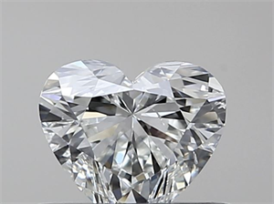 Foto Diamante Natural 0.40 quilates, Corazón , Color I, claridad SI2 y certificado GIA de