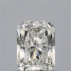 Picture of Natural Diamond 0.51 Carats, Radiant with  Cut, G Color, VVS2 Clarity and Certified by IGI