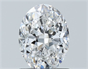 Diamante Natural 1.01 quilates, Ovalado , Color D, claridad SI1 y certificado GIA