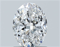 Diamante Natural 1.01 quilates, Ovalado , Color D, claridad SI1 y certificado GIA