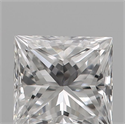 Diamante Natural 0.25 quilates, Princesa , Color E, claridad VVS2 y certificado GIA