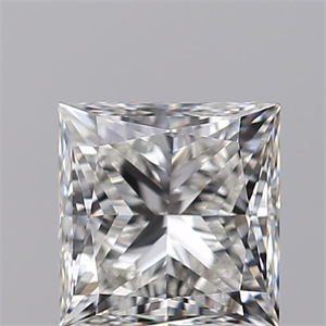 Picture of Natural Diamond 0.80 Carats, Princess with  Cut, I Color, VS1 Clarity and Certified by GIA