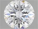 Lab Grown Diamond 1.07 Carats, Round with Ideal Cut, D Color, VVS2 Clarity and Certified by IGI