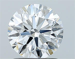 Foto Diamante Natural 1.40 quilates, Redondo , Color E, claridad VVS1 y certificado GIA de