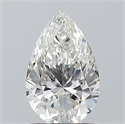 Diamante Natural 1.02 quilates, De pera , Color H, claridad VVS2 y certificado GIA