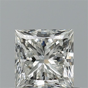 Picture of Natural Diamond 0.71 Carats, Princess with  Cut, G Color, VVS2 Clarity and Certified by IGI