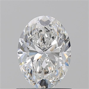Picture of Natural Diamond 1.01 Carats, Oval with  Cut, E Color, SI2 Clarity and Certified by GIA