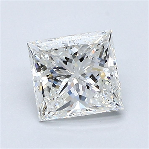 Foto Diamante Natural 1.01 quilates, Princesa , Color G, claridad VS2 y certificado GIA de