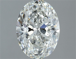 Foto Diamante Natural 1.05 quilates, Ovalado , Color G, claridad SI1 y certificado IGI de