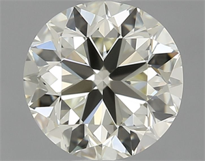 Picture of Natural Diamond 0.90 Carats, Round with Very Good Cut, L Color, VVS2 Clarity and Certified by IGI