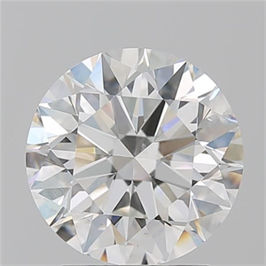 Foto Diamante Natural 2.50 quilates, Redondo , Color H, claridad SI1 y certificado GIA de