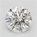 Lab Grown Diamond 1.61 Carats, Round with Ideal Cut, I Color, VS2 Clarity and Certified by IGI