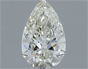 Natural Diamond 0.53 Carats, Pear with  Cut, I Color, VVS1 Clarity and Certified by IGI