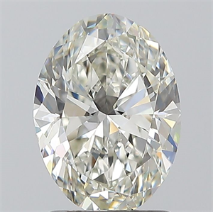 Picture of Natural Diamond 1.50 Carats, Oval with  Cut, J Color, SI1 Clarity and Certified by GIA