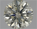 Natural Diamond 0.80 Carats, Round with Excellent Cut, N Color, SI2 Clarity and Certified by GIA