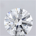 Del inventario de diamantes de laboratorio, 8.01 quilates, Redondo , Color F, claridad VVS2 y certificado IGI
