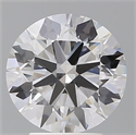 Lab Grown Diamond 3.54 Carats, Round with Ideal Cut, E Color, VVS2 Clarity and Certified by IGI