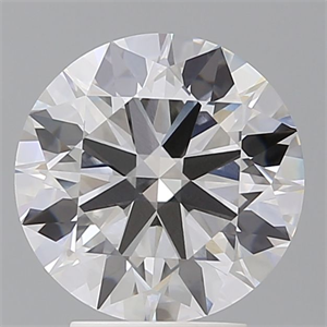 Picture of Lab Grown Diamond 3.54 Carats, Round with Ideal Cut, E Color, VVS2 Clarity and Certified by IGI