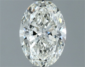 Picture of Natural Diamond 0.60 Carats, Oval with  Cut, H Color, VVS2 Clarity and Certified by GIA