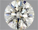 Natural Diamond 1.10 Carats, Round with Excellent Cut, M Color, VVS2 Clarity and Certified by GIA
