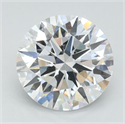 Lab Grown Diamond 1.16 Carats, Round with Ideal Cut, D Color, IF Clarity and Certified by IGI