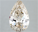 Natural Diamond 1.70 Carats, Pear with  Cut, M Color, SI2 Clarity and Certified by GIA