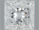 Natural Diamond 0.52 Carats, Princess with  Cut, E Color, VS1 Clarity and Certified by GIA