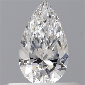 Foto Diamante Natural 0.34 quilates, De pera , Color E, claridad VS2 y certificado GIA de