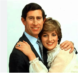 Picture of Princess Diana Exact Replica Engagement ring 7.77 lab Sapphire and 1.75 Lab diamonds E VS1