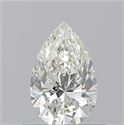 Diamante Natural 0.52 quilates, De pera , Color J, claridad VVS1 y certificado GIA