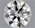 Natural Diamond 0.50 Carats, Round with Excellent Cut, H Color, SI1 Clarity and Certified by GIA