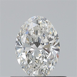 Picture of Natural Diamond 0.50 Carats, Oval with  Cut, G Color, VVS2 Clarity and Certified by GIA