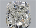 Natural Diamond 0.75 Carats, Cushion with  Cut, I Color, VS1 Clarity and Certified by GIA