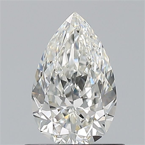 Picture of Natural Diamond 0.70 Carats, Pear with  Cut, H Color, VVS2 Clarity and Certified by GIA