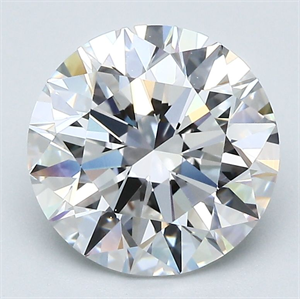 Picture of Natural Diamond 3.51 Carats, Round with Excellent Cut, D Color, VS1 Clarity and Certified by GIA