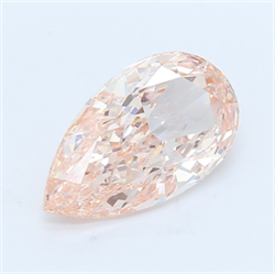 Picture of Lab Grown Diamond 6.03 Carats, Pear with  Cut, Fancy Intense Pink Color, VS1 Clarity and Certified by IGI