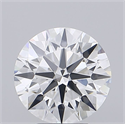 Lab Grown Diamond 4.08 Carats, Round with Ideal Cut, E Color, VVS2 Clarity and Certified by IGI