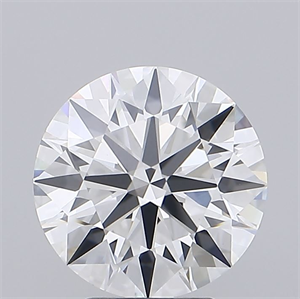 Picture of Lab Grown Diamond 4.08 Carats, Round with Ideal Cut, E Color, VVS2 Clarity and Certified by IGI