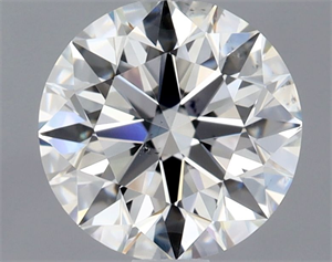 Picture of Natural Diamond 0.92 Carats, Round with Excellent Cut, H Color, SI1 Clarity and Certified by GIA