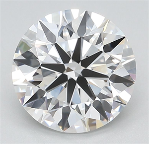 Picture of Lab Grown Diamond 3.00 Carats, Round with Ideal Cut, D Color, IF Clarity and Certified by IGI