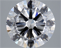Del inventario de diamantes de laboratorio, 3.52 quilates, Redondo , Color G, claridad SI1 y certificado IGI