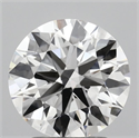 Del inventario de diamantes de laboratorio, 2.50 quilates, Redondo , Color E, claridad VS2 y certificado IGI