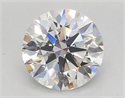 Lab Grown Diamond 3.04 Carats, Round with Ideal Cut, E Color, VVS2 Clarity and Certified by IGI