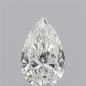 Picture of Natural Diamond 0.56 Carats, Pear with  Cut, H Color, VS1 Clarity and Certified by GIA
